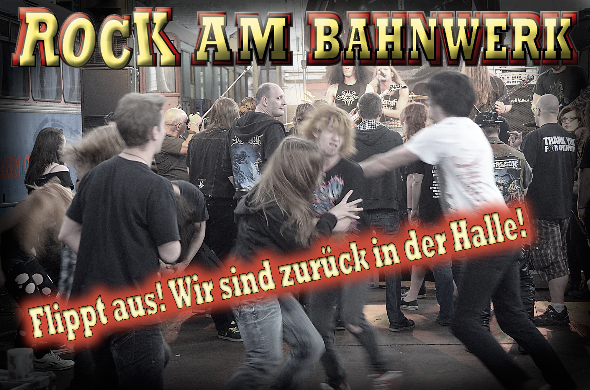 Rock am Bahnwerk findet wieder in der Halle statt