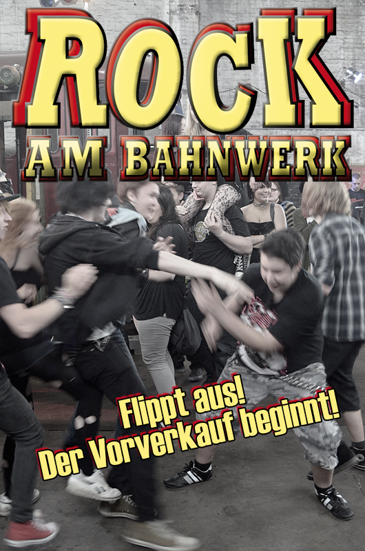 Rock am Bahnwerk 2016 Ticketverkauf